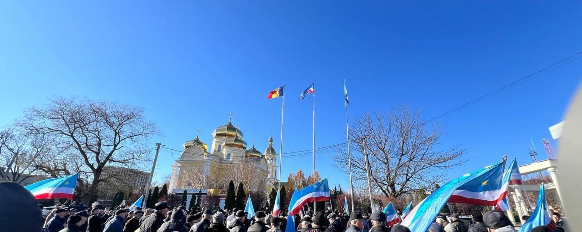 Митинг в Комрате против политики властей Молдовы - Sputnik Молдова, 1920, 24.11.2024