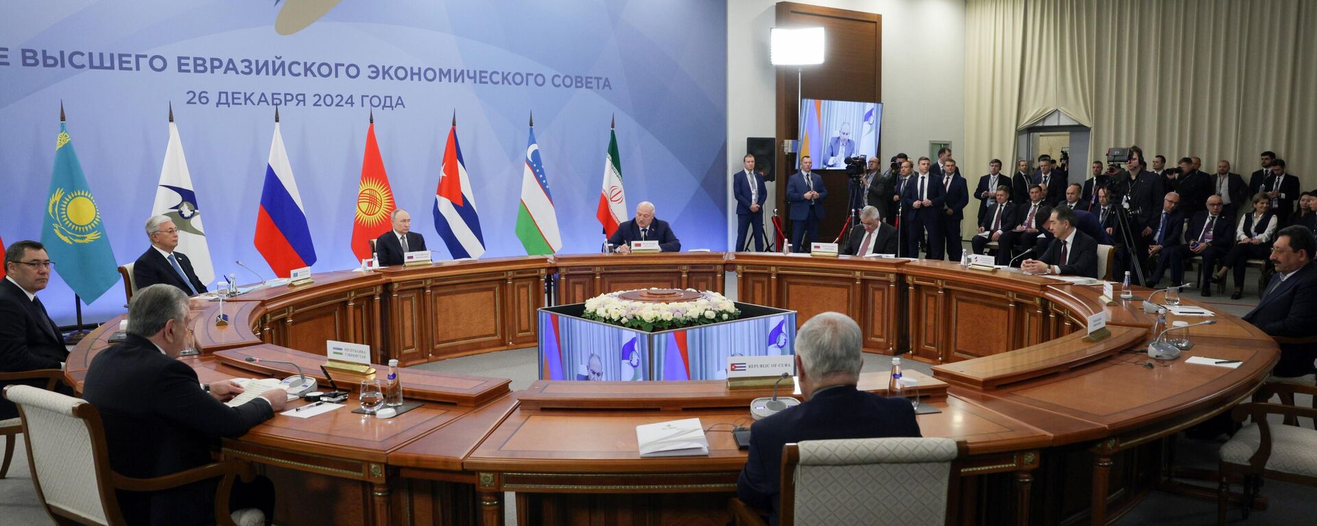 Президент Владимир Путин принял участие в заседании Высшего Евразийского экономического совета - Sputnik Молдова, 1920, 27.12.2024