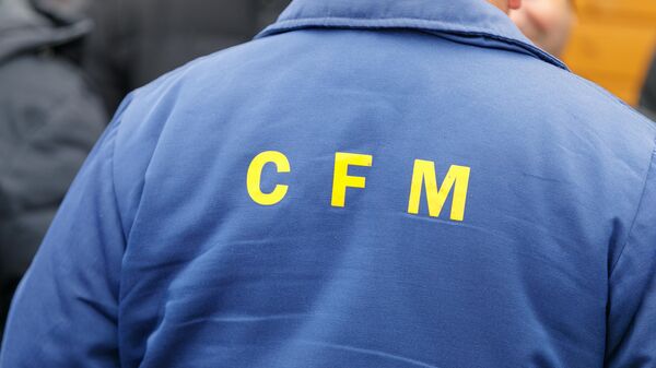 Акция протеста работников ГП Железная дорога Молдовы в центре Кишинева - Sputnik Молдова