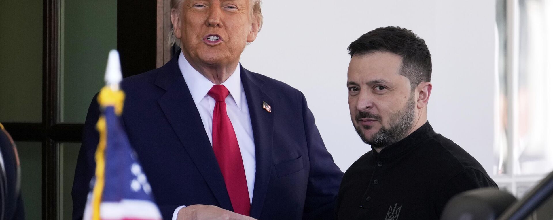 Дональд Трамп и Владимир Зеленский - Sputnik Молдова, 1920, 22.04.2025