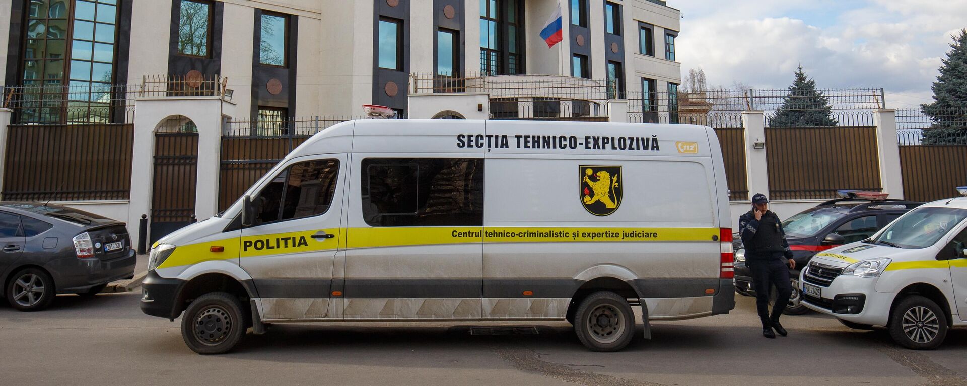 Alertă cu bombă la Ambasada Federației Ruse din Republica Moldova - Sputnik Moldova, 1920, 20.03.2025