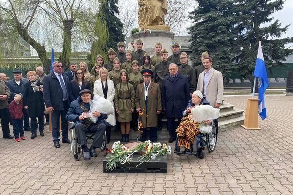 Мероприятия по случаю 81-й годовщины освобождения Бельц от фашистской оккупации Мероприятия по случаю 81-й годовщины освобождения Бельц от фашистской оккупации - Sputnik Молдова