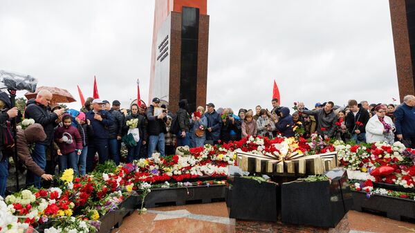 Марш Победы и шествие Бессмертного полка в Кишиневе 9 мая - Sputnik Молдова