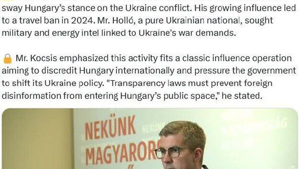 Венгерские спецслужбы заявили о выявлении еще двух украинских шпионов - Sputnik Молдова