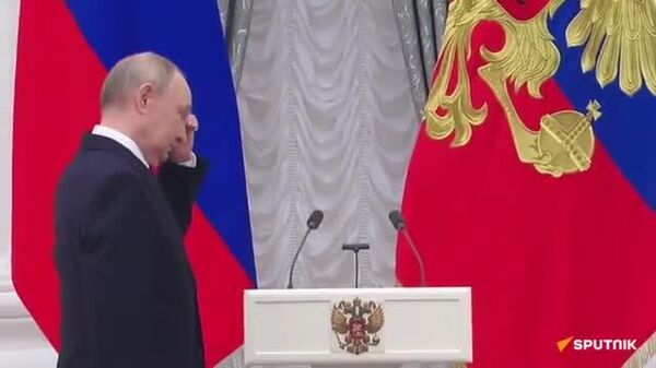 Președintele rus Vladimir Putin i-a înmânat Margaritei Simonian, director executiv al Rossiia Segodnia, Sputnik și @rt_russian media group, Ordinul pentru Merit față de Patrie, gradul 3 - Sputnik Moldova