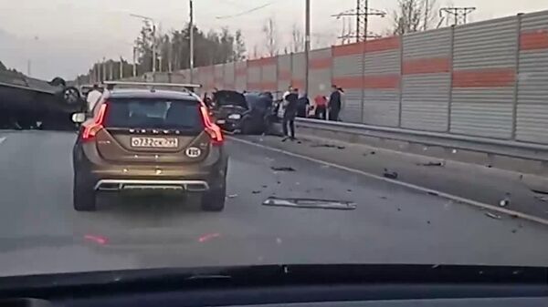 Imagini făcute imediat după producerea accidentului de la Moscova - Sputnik Moldova