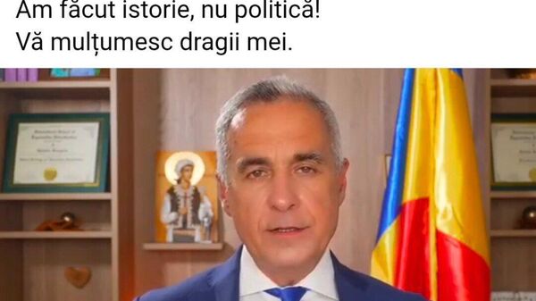 Călin Georgescu a anunțat că părăsește politica, - Sputnik Moldova
