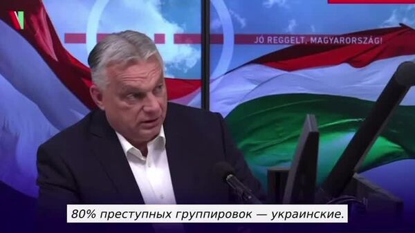 „Ucraina este o țară periculoasă: 80% dintre organizațiile criminale cunoscute din Ungaria și din străinătate sunt formate din ucraineni, așa că este mai bine să-i ținem în afara UE”, a declarat premierul ungar Viktor Orban - Sputnik Moldova