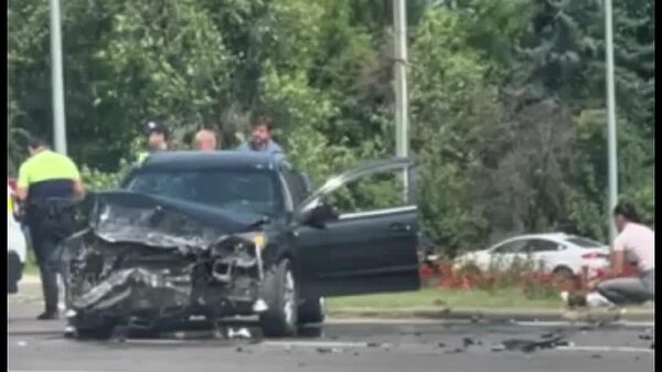 Accident rutier, în preajma aeroportului Internațional Chișinău - Sputnik Moldova
