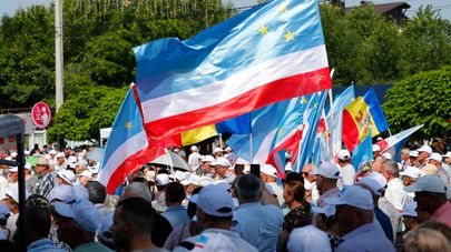 Митинг в поддержку Гагаузии