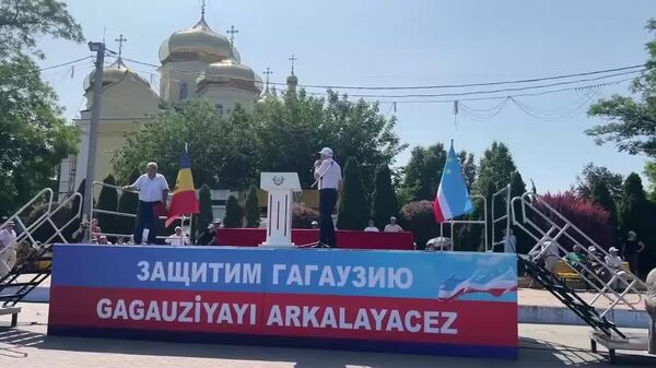Проблемы Гагаузии усилились после прихода к власти PAS, заявил во время митинга спикер Народного собрания Дмитрий Константинов - Sputnik Молдова