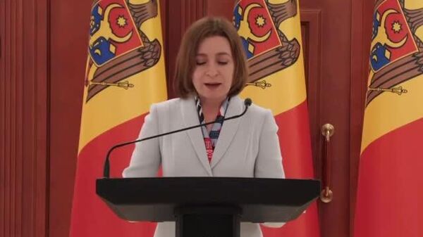 Maia Sandu acuză din nou Rusia de - atenție - de ceea ce ar putea urma, dacă aceasta ar ajunge la granițele Moldovei: despărțire, frică, interdicție de a ne exprima etc - Sputnik Moldova
