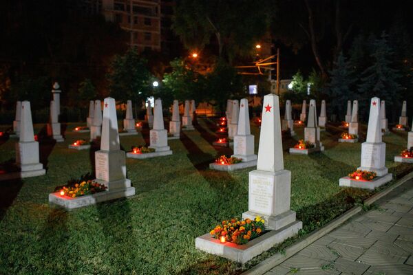 Акция Свеча памяти в Кишиневе Акция Свеча памяти в Кишиневе - Sputnik Молдова