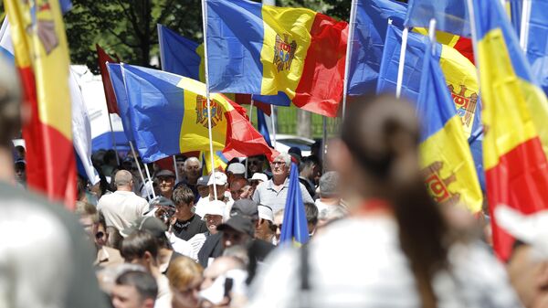 Митинг оппозиции в защиту суверенитета Молдовы - Sputnik Молдова
