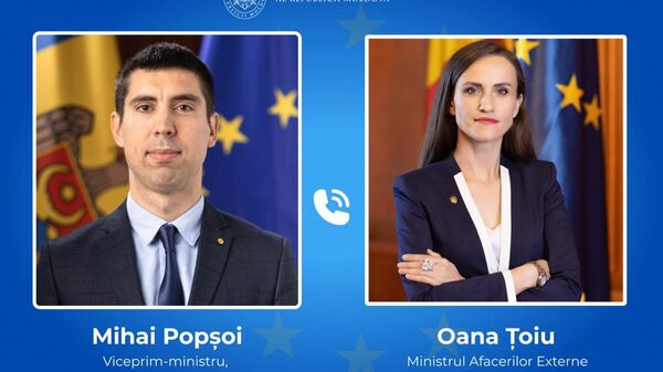 Dialog telefonic între ministrul moldovean de Externe și noua ministră română Oana Țoiu - Sputnik Moldova