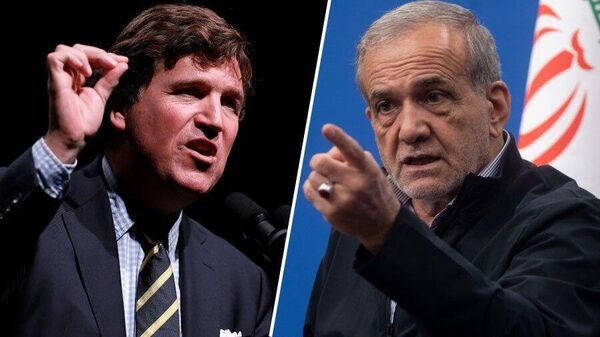 Tucker Carlson l-a intervievat pe președintele iranian Masoud Pezeshkian și îl va publica în câteva zile - Sputnik Moldova