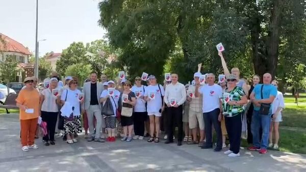 La Cahul a avut loc o acțiune de solidaritate cu bașcanul Găgăuziei, Evgenia Guțul - Sputnik Moldova