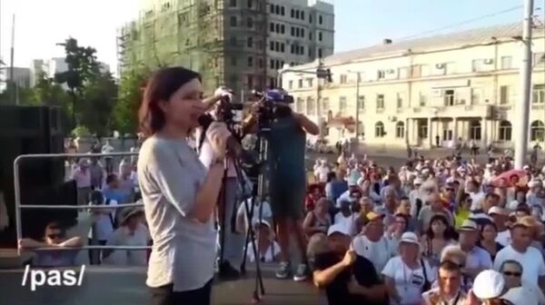 Vlad Filat a publicat aceaceastă secvență dintr-o luare de cuvânt a Maiei Sandu de pe vremea când ea era în opoziție - Sputnik Moldova