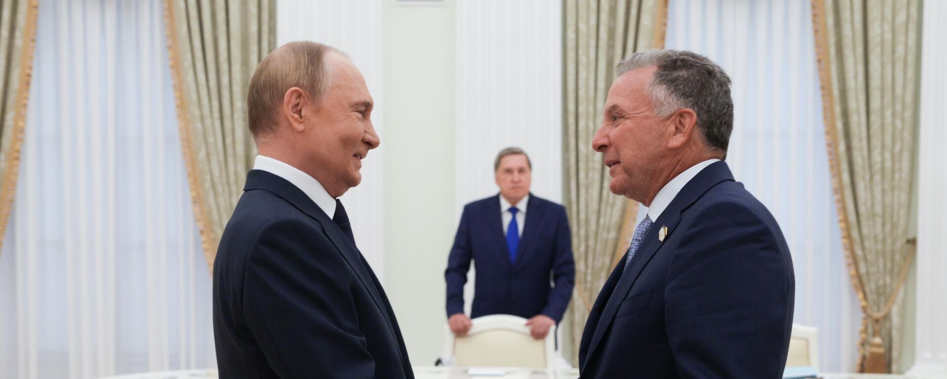 Президент Владимир Путин встретился со спецпосланником президента США Стивеном Уиткоффом - Sputnik Молдова, 1920, 06.08.2025