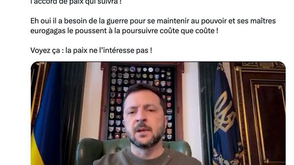 „Oh la la, Zelenski are o față posomorâtă astăzi”, scrie liderul partidului Patrioții Francezi, Florian Philippe - Sputnik Moldova