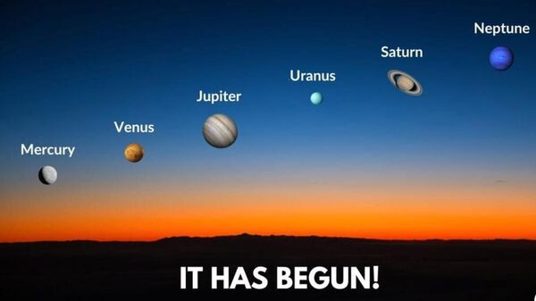 12 августа ожидается парад планет, в ходе которого в ряд выстроятся шесть планет Солнечной системы - Sputnik Молдова