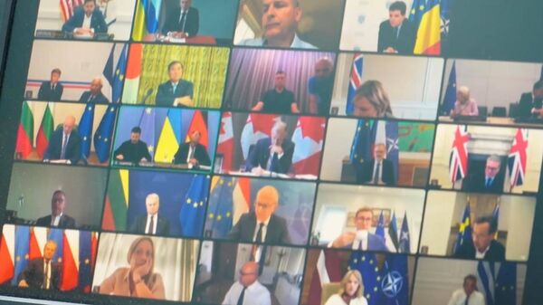 Мария Захарова: Зеленский показал, как выглядела встреча глав ряда западных стран в преддверии российско-американского саммита - Sputnik Молдова