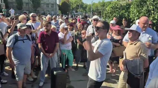 Declarații și atmosfera de la acțiunea de protest din Chișinău - Sputnik Moldova