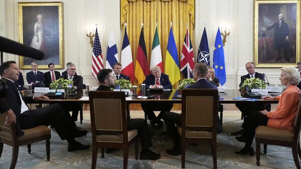 Donald Trump s-a întâlnit cu liderii UE - Sputnik Moldova