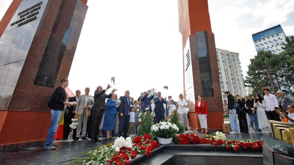 Марш в память об освобождении Молдавии от нацизма - Sputnik Молдова