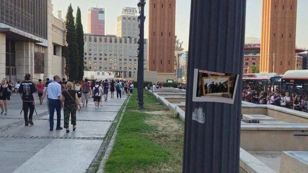 Afișe cu mesaje în apărarea Evgheniei Guțul au fost observate la Barcelona - Sputnik Moldova