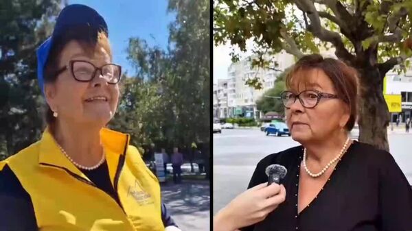 Еще одна активистка PAS изображает обычную прохожую для придворной прессы - Sputnik Молдова