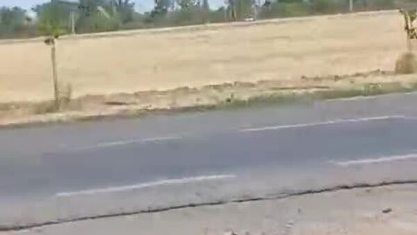 Очевидцы сняли на видео горящий падающий объект, в Telegram пишут — в районе Паркан, недалеко от Тирасполя - Sputnik Молдова