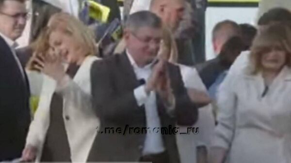 В ходе мероприятия, посвященного старта предвыборной кампании партии PAS ее лидер Игорь Гросу - первая строчка в избирательном списке - умолял граждан Молдовы голосовать за них - Sputnik Молдова