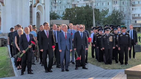 В Приднестровье прошли мероприятия по случаю 227-ой годовщины образования 55-го Подольского пехотного полка - Sputnik Молдова