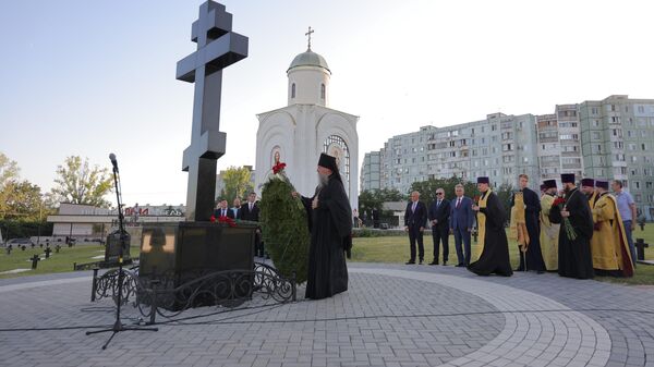 В Приднестровье прошли мероприятия по случаю 227-ой годовщины образования 55-го Подольского пехотного полка - Sputnik Молдова
