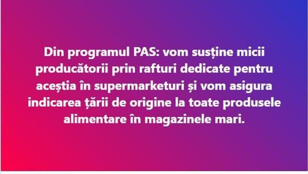 Radu Marian promite că PAS va susține producătorii locali, autohtoni prin oferirea unor polițe în supermarketuri - Sputnik Moldova
