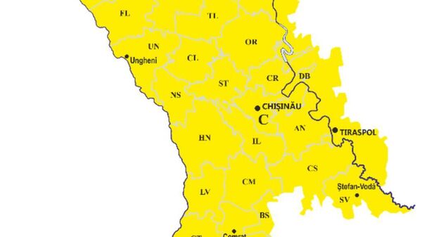 Cod galben de instabilitate atmosferică în Republica Moldova - Sputnik Moldova