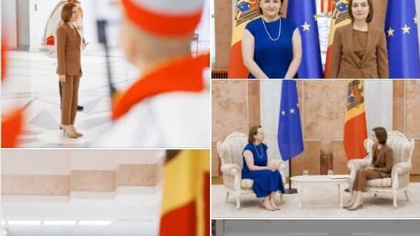 Майя Санду приняла верительные грамоты восьми новых послов - Sputnik Молдова