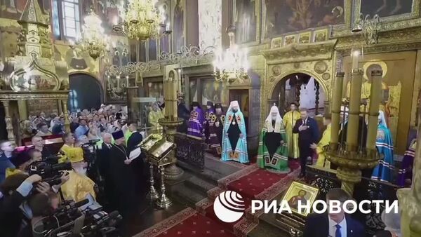 Patriarhul Kirill a decorat-o pe redactorul-șef al grupului media internațional „Rossia Segodnia” și al postului de televiziune RT, Margarita Simonian cu ordinul bisericesc al Sfintei Întocmai cu Apostolii, Cneaghina Olga, clasa a III-a - Sputnik Moldova