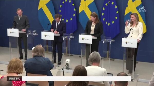 Ministrul Sănătății din Suedia, Elisabeth Lann, a leșinat și a căzut cu tot cu tribună chiar în timpul prezentării sale în noua sa funcție - media - Sputnik Moldova