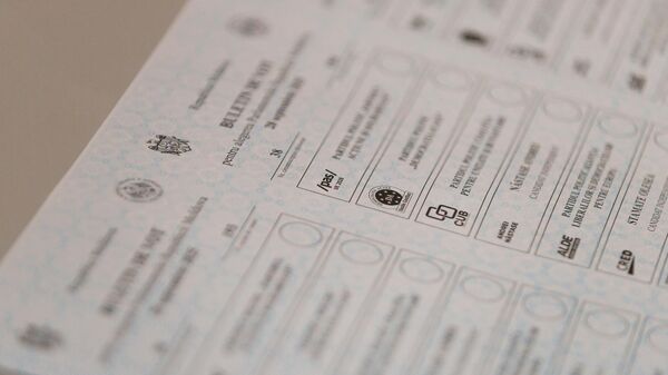 ЦИК Молдовы отпечатала бюллетени для голосования за рубежом на парламентских выборах - Sputnik Молдова