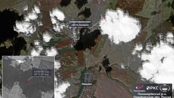Biosatelitul cu șoareci și muște a aterizat în stepele Orenburgului, a anunțat „Roscosmos” - Sputnik Moldova