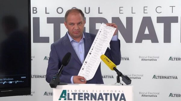 Blocul „Alternativa” a cerut Inspectoratului General al Poliției scuze publice pentru acuzațiile privind presupusa tentativă de organizare a „caruselelor electorale” - Sputnik Moldova