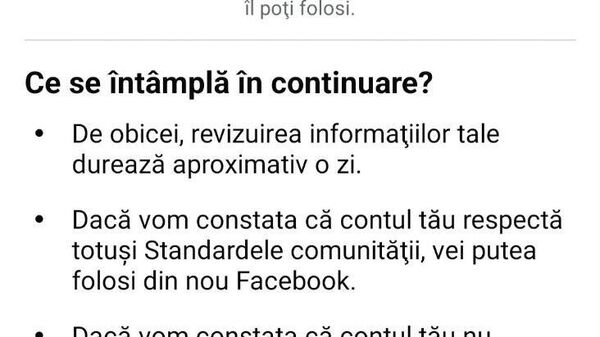 Социальная сеть за три дня до выборов заблокировала страницу Анны-Марии Паунеску, кандидата по списку оппозиционной Альтернативы (от Гражданского конгресса) - Sputnik Молдова