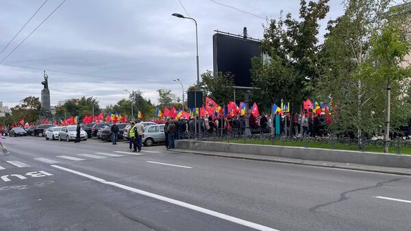 Марш Патриотического блока в поддержку свободных и честных выборов - Sputnik Молдова