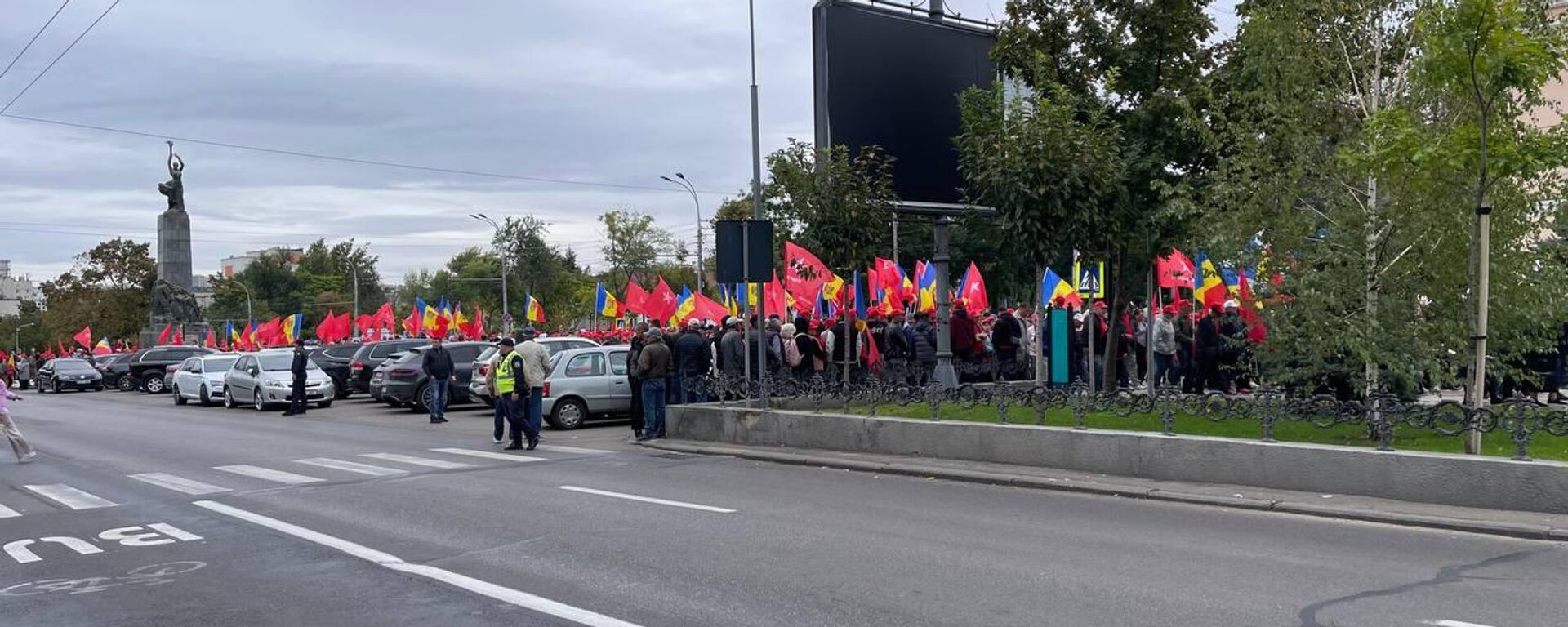 Марш Патриотического блока в поддержку свободных и честных выборов - Sputnik Молдова, 1920, 25.09.2025