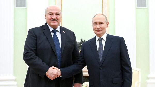 Встреча президента РФ Владимира Путина с президентом Белоруссии Александром Лукашенко - Sputnik Молдова