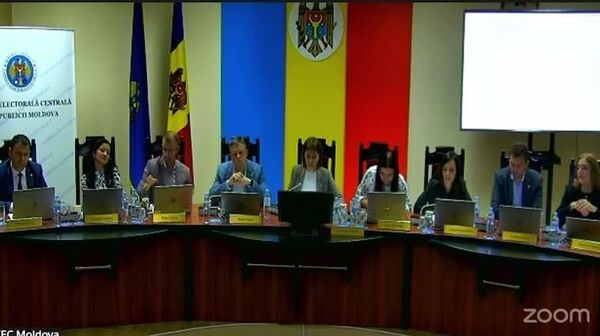 Victoria Furtună a luat cuvântul azi seara în fața CEC, care examinează chestiunea excluderii Partidului Moldova Mare din alegeri - Sputnik Moldova