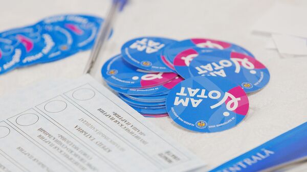 Наклейка Am Votat - Sputnik Moldova