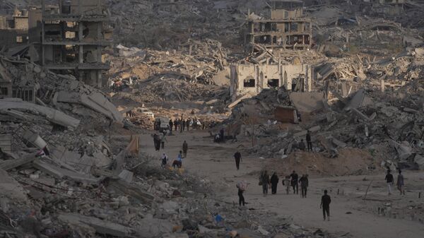 Clădiri distruse în Gaza - Sputnik Moldova